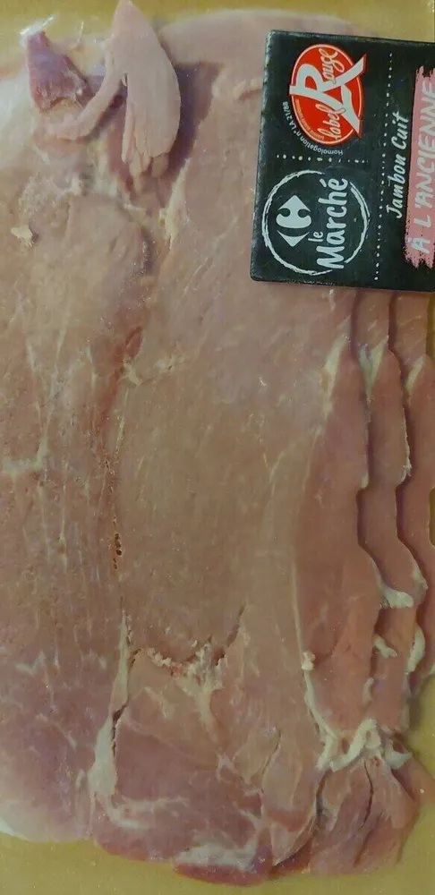 Jambon cuit à l'ancienne label rouge