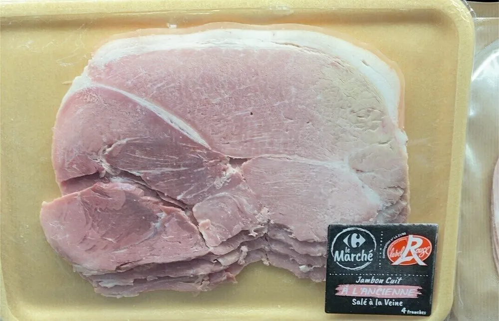Jambon cuit a l’ancienne Label rouge avec couenne