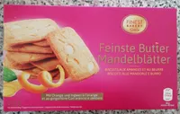 Biscuit aux amandes et au beurre orange gingembre