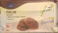 Frollini con cacao e gocce di cioccolato fondente