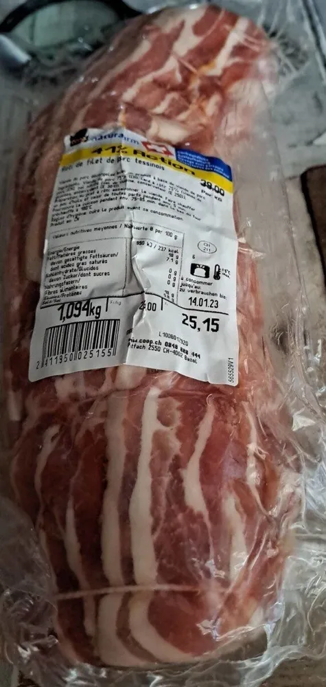 roti de filet de porc tessinois coop