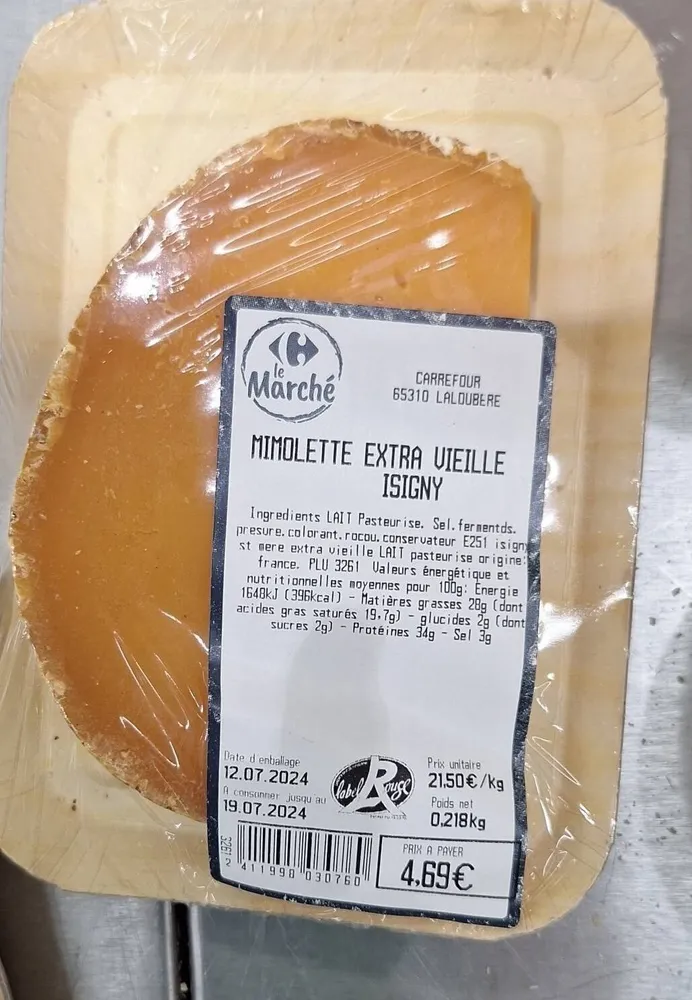 mimolette extra vieille Isigny