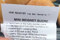 Mini beignet sucre