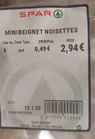 Mini beignet noisette