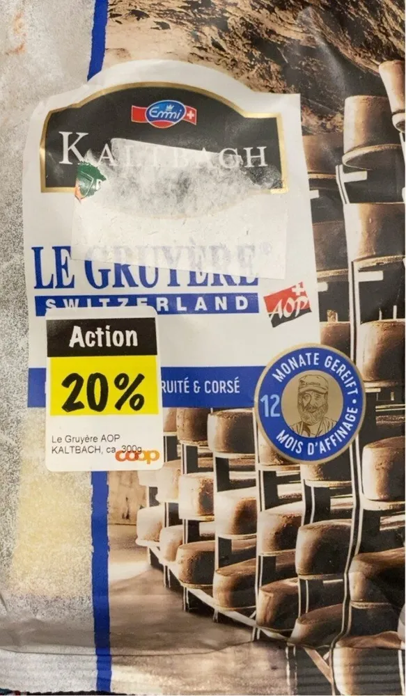 Le gruyere AOP Kaltbach