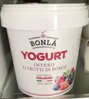 Yogurt intero ai frutti di bosco