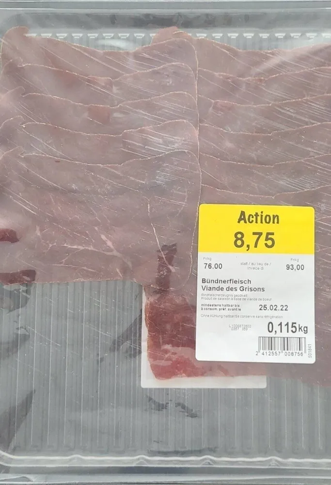 Bündnerfleisch