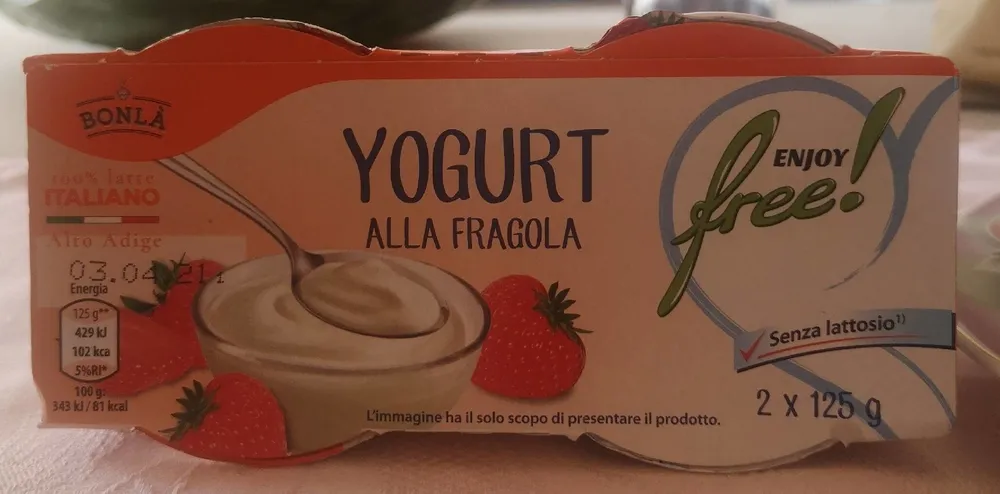 Yogurt alla fragola