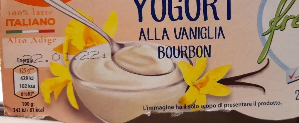 Yogurt vaniglia bourbon