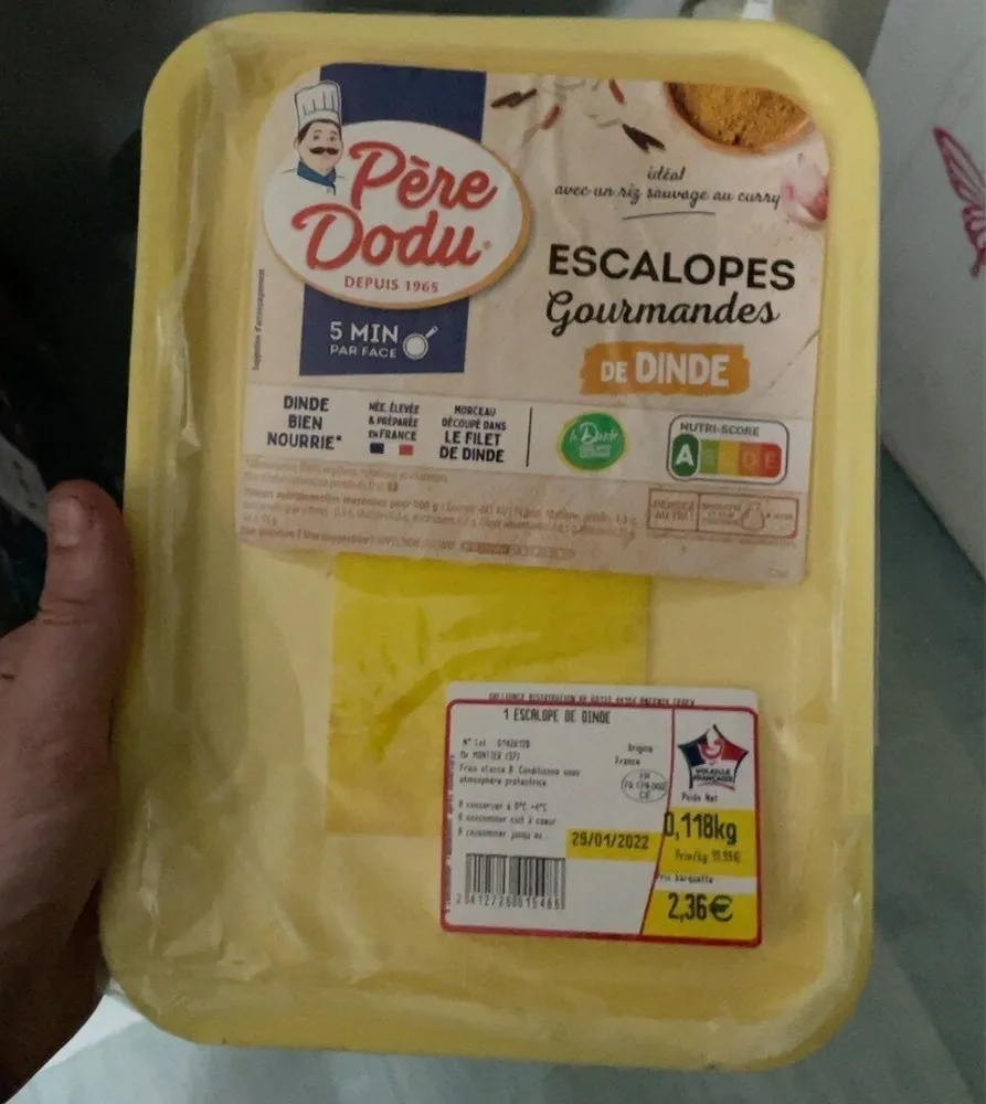 Escalopes gourmandes de dinde