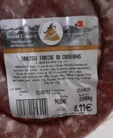 Saucisse fraiche du couseran