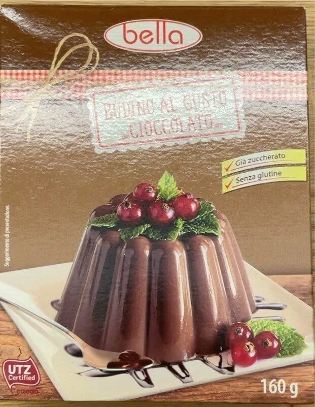 Budino al gusto cioccolato