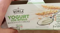 Yogurt con bifidus bianco con cerali