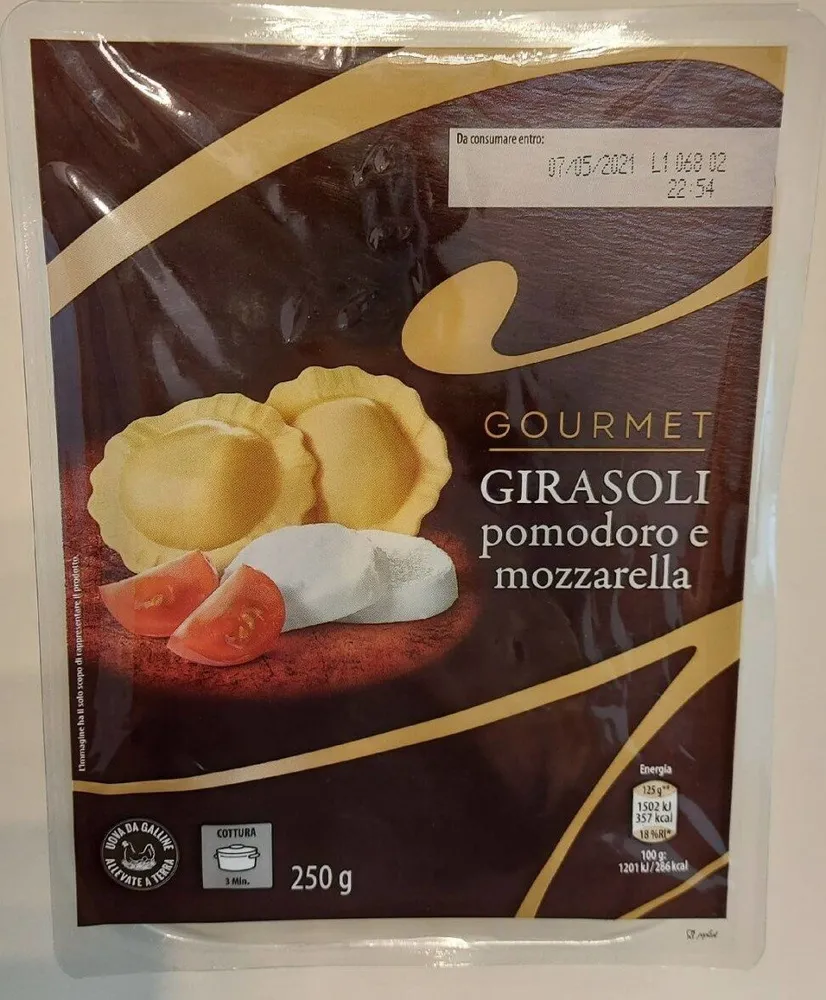 Girasoli pomodoro e mozzarella