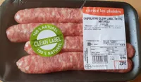 Chipolatas clean label (boyau naturel)
