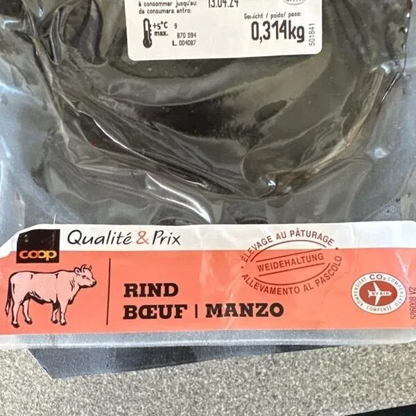 Rumsteck  de boeuf Angus