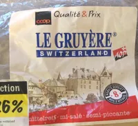 Le gruyere mi salé