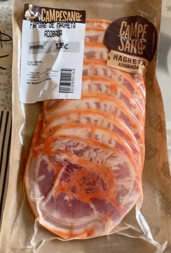Fiambre de magreta adobada