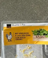 Cordon bleu de poulet à l’ail des ours -fromage frais