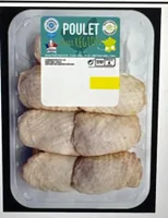 Aux deux cuisses de poulet jaune