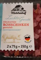 Delikatess Rohschinken gewürfelt