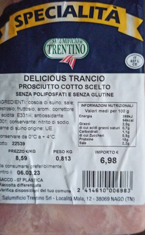 Delicious trancio