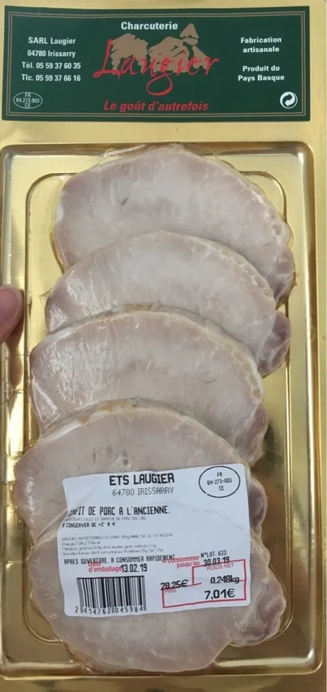 Confit de porc à l'ancienne
