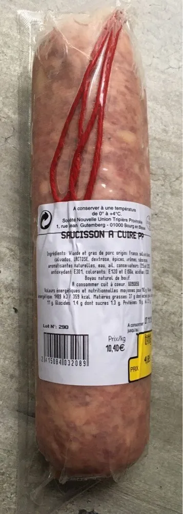 saucisson à cuire PP