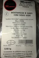 Boutargue sans cire sous vide