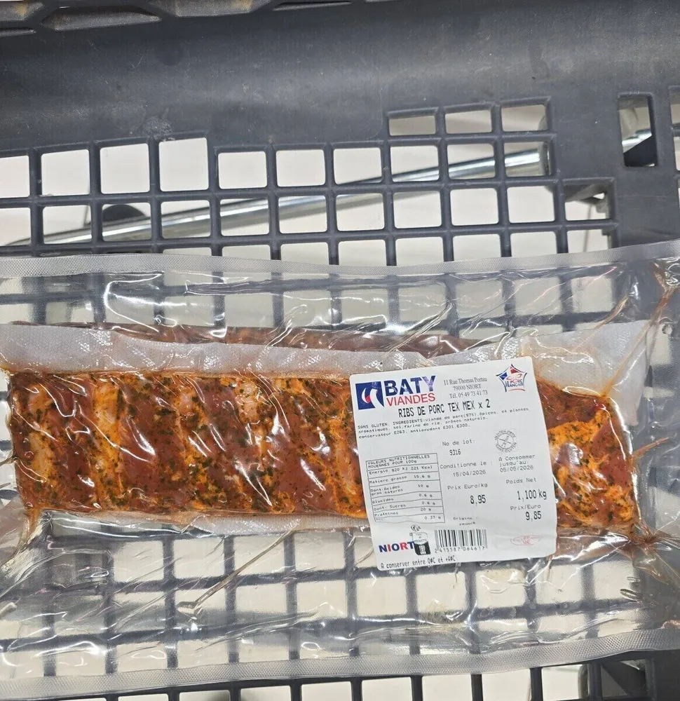 Ribs de porc tex mex x2