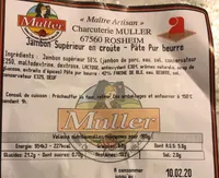 Jambon en croute - Pate pur beurre