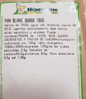 Pan blanco barra