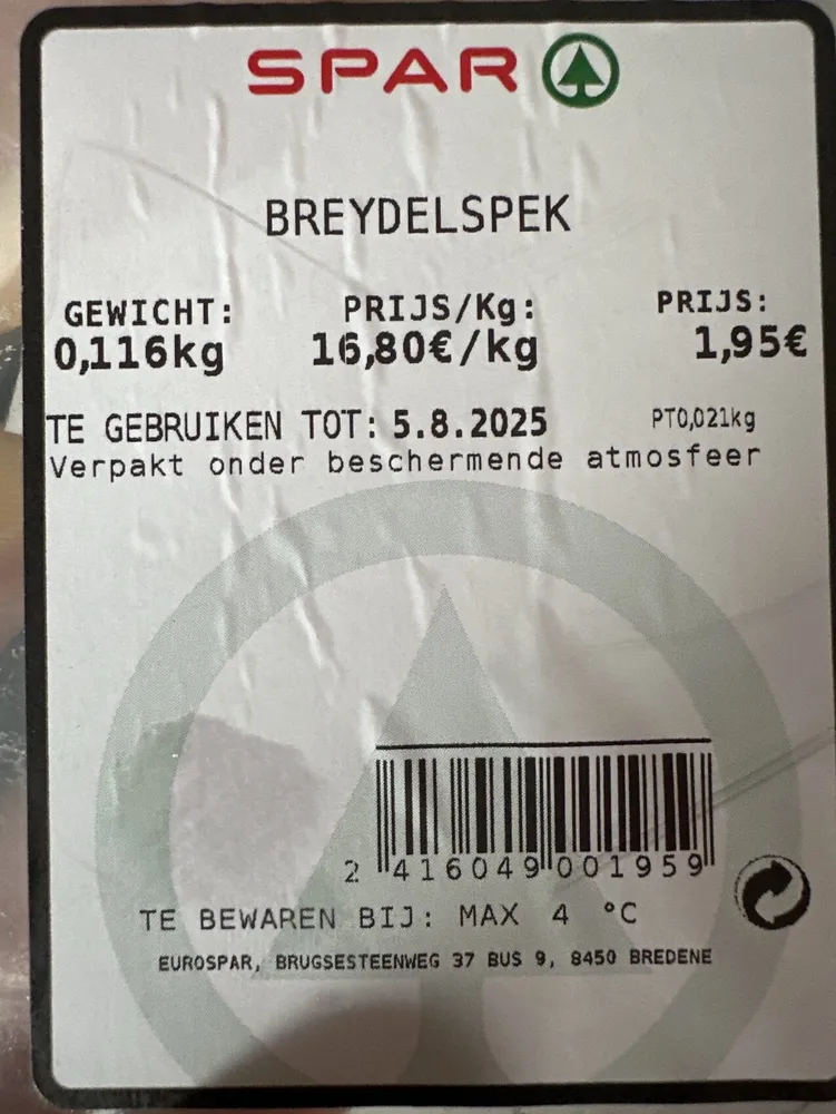 Breydelspek