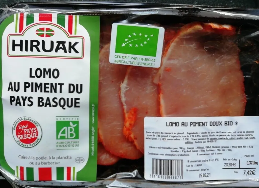 Lomo au piment doux bio