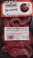 Aiguillettes de canard marinées ail et persil