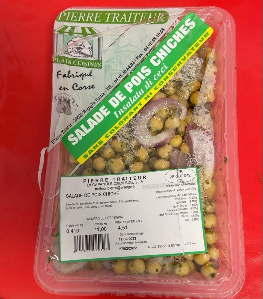 Salade de pois chiches