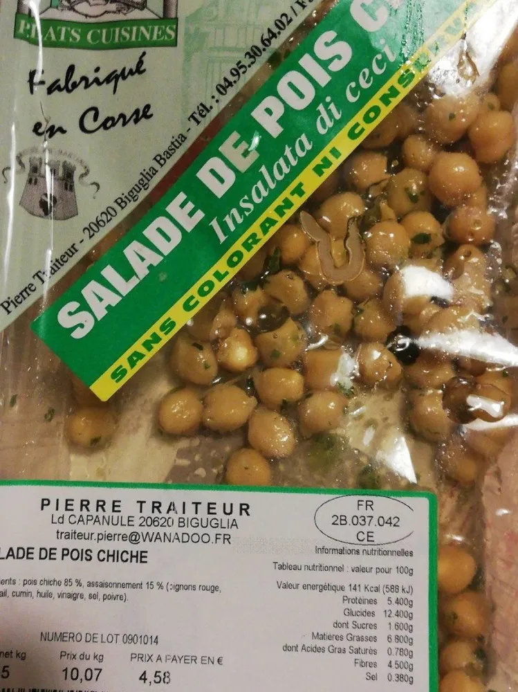 Salade de pois chiche