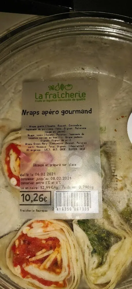 Wraps apéro gourmand