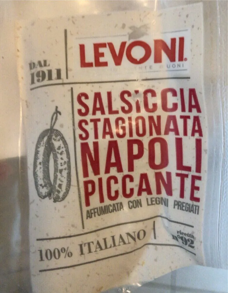 Salsiccia stagionata Napoli piccante