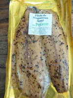 Filets de maquereaux fumés au poivre