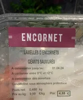 Lamelles d’encornets géant saumuré