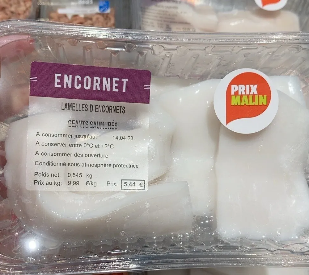 Lamelles d’encornets
