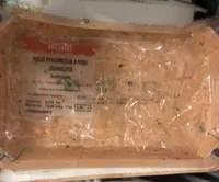 Lamelles d’encornets géant à l’ail et au persil et légumes