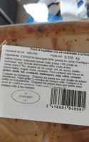Pavé d'espadon mariné tomate et huile d'olive