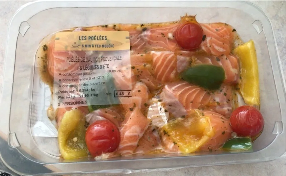 Poëlée de saumon provençale