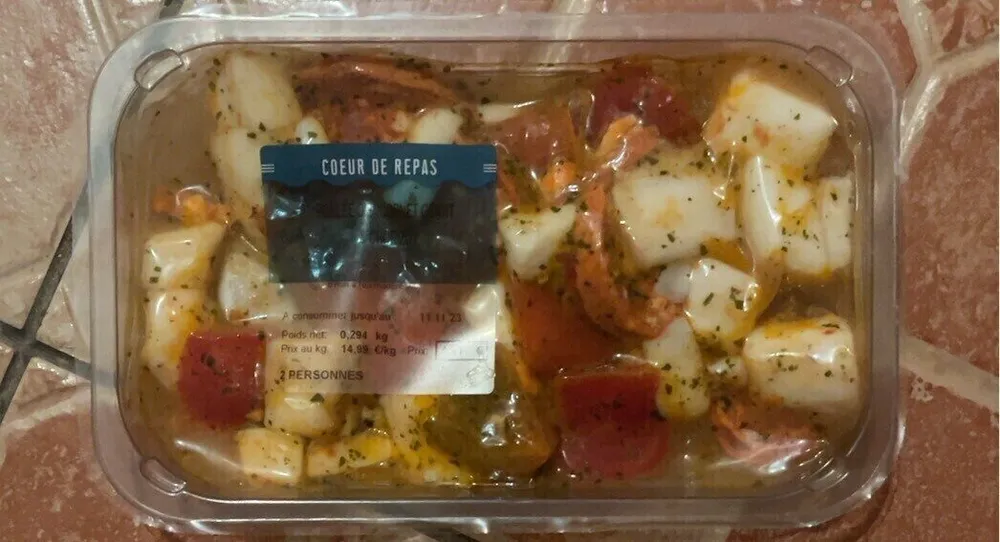 Poélee d’encornet géant & chorizo