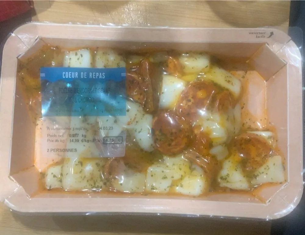 Encornets chorizo