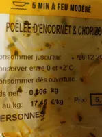Les poêlée d'encornets et chorizo