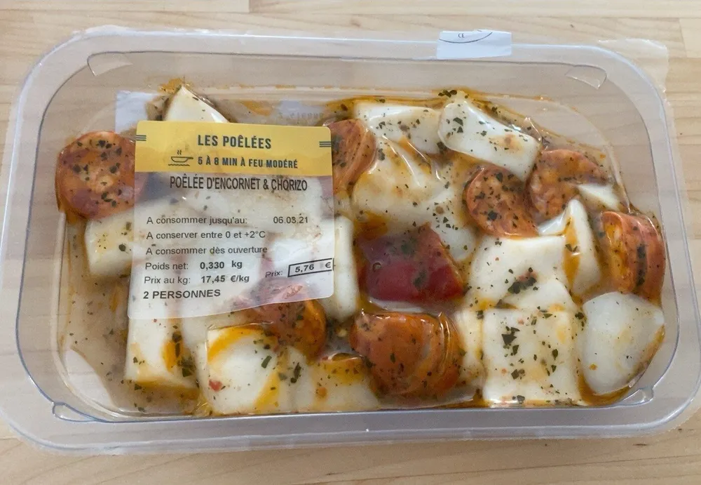 Poelee s encornet et chorizo