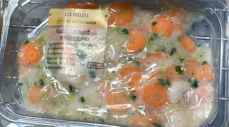 Poelee duo de poisson